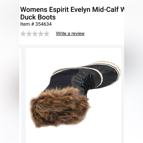 NWT  Esprit Women Waterproof Evelyn Boots 6 - Picture 6 of 9